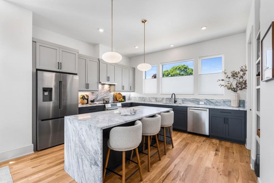 Furnished interior view inside a new home in , Atlanta (Image 15). Furnished interior view inside a new home in , Atlanta (Image 15).