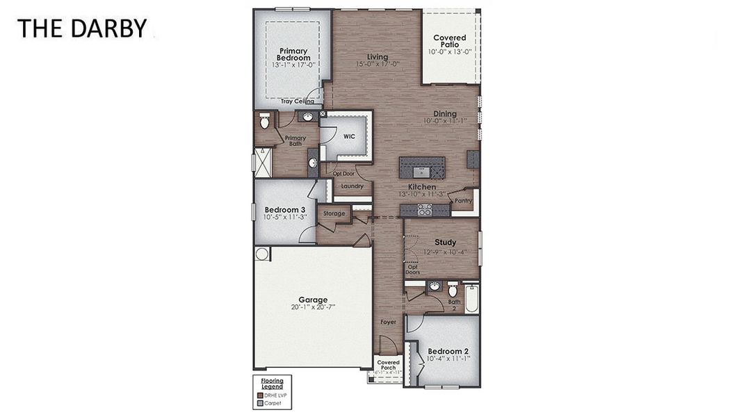 2D floor plan layout of this home in Rolling Hills, Bolivia, NC (Image 5).