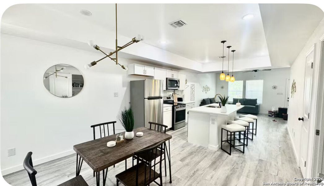 Furnished interior view inside a new home in , San Antonio (Image 11).
