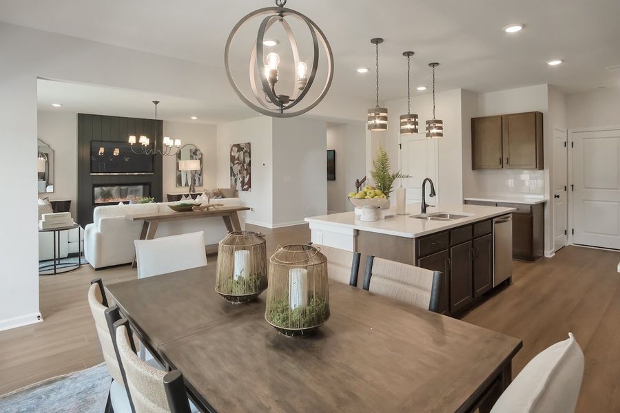 Furnished interior view inside a new home in Hampshire Hills, Columbia (Image 10).
