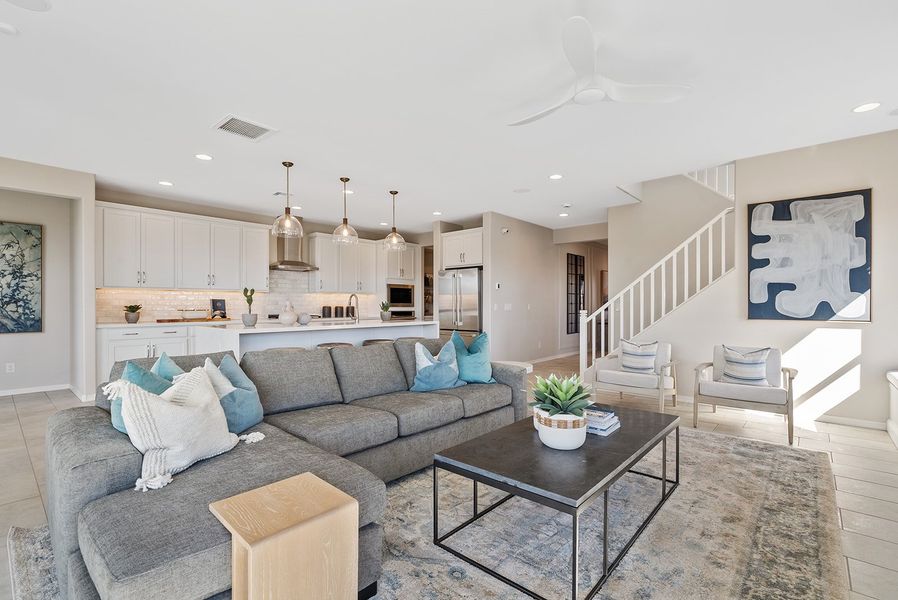 Furnished interior view inside a new home in Artisan at Asante, Surprise (Image 13).