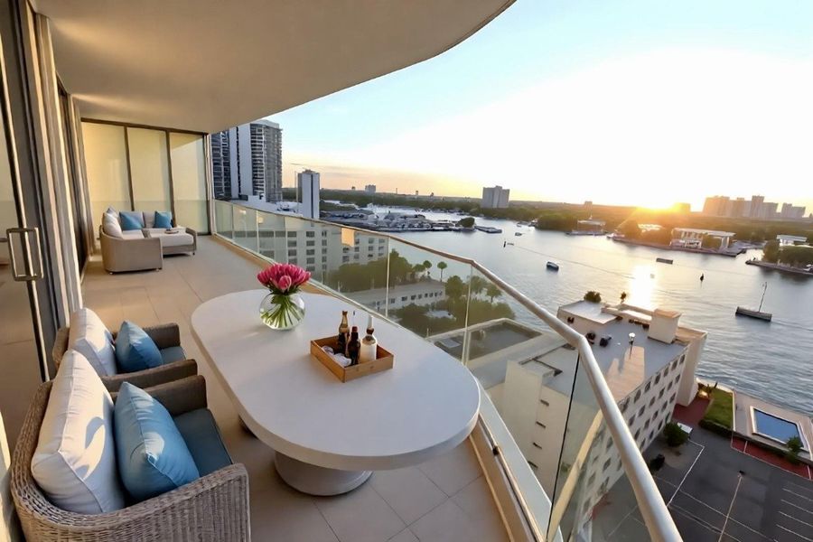 Virtually Staged-Balcony