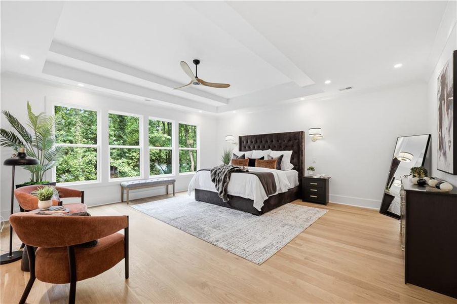 Furnished interior view inside a new home in , Marietta (Image 33).