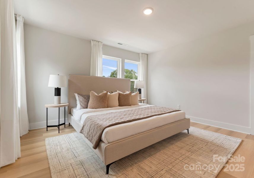 Furnished interior view inside a new home in , Charlotte (Image 12).