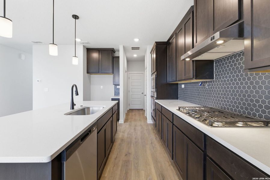 Furnished interior view inside a new home in Talley Fields, San Antonio (Image 4).