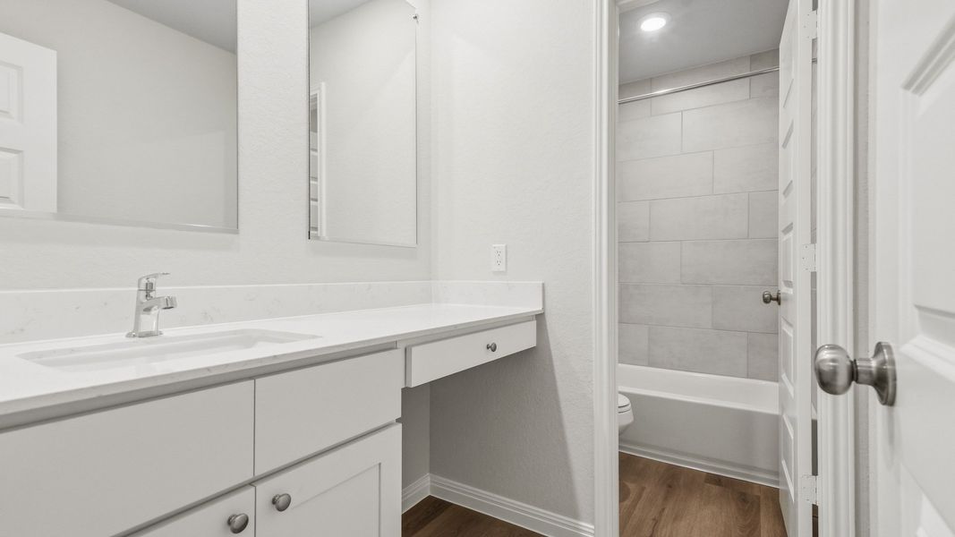 Secondary bathroom