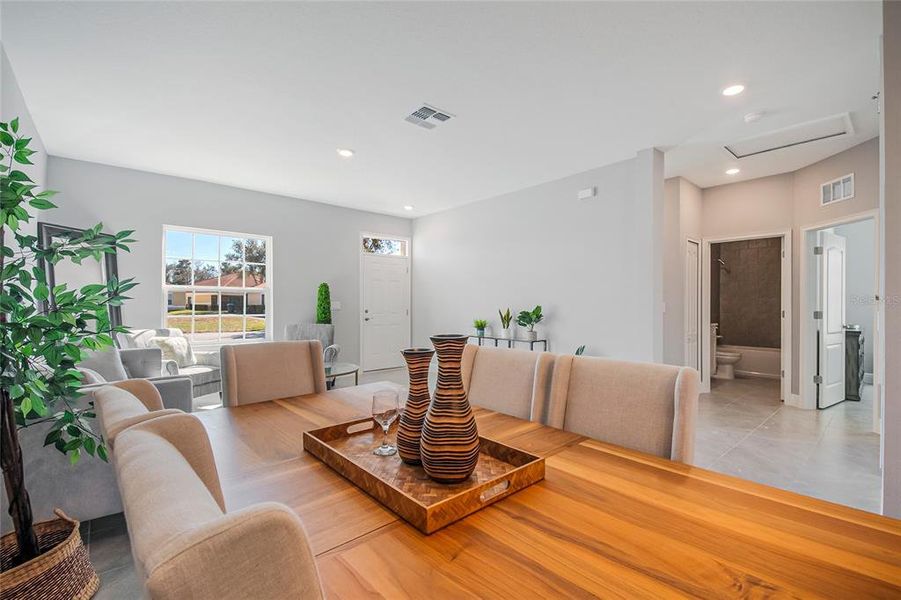 Furnished interior view inside a new home in , Kissimmee (Image 15). Furnished interior view inside a new home in , Kissimmee (Image 15).
