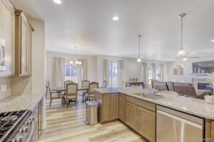Furnished interior view inside a new home in , Colorado Springs (Image 10).