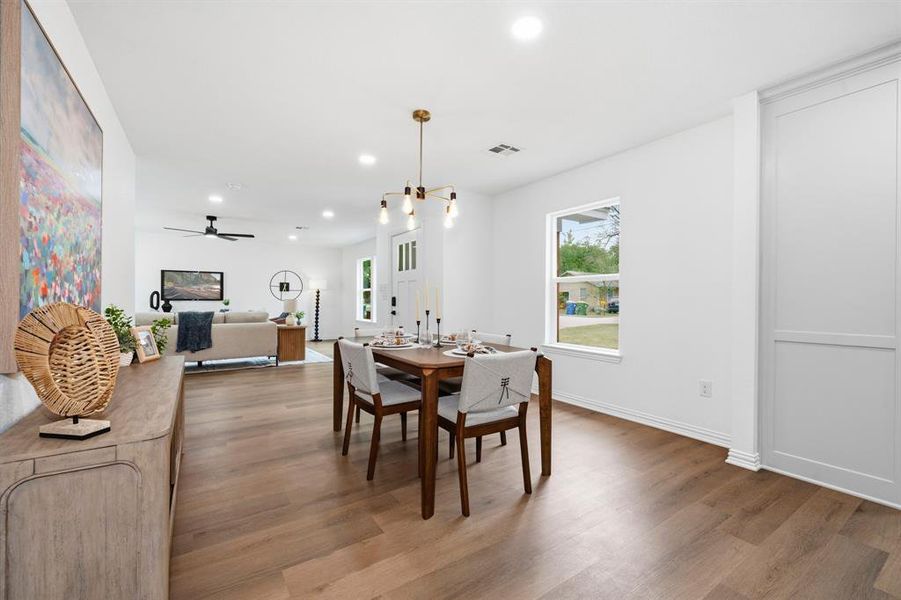 Furnished interior view inside a new home in , Hillsboro (Image 4).