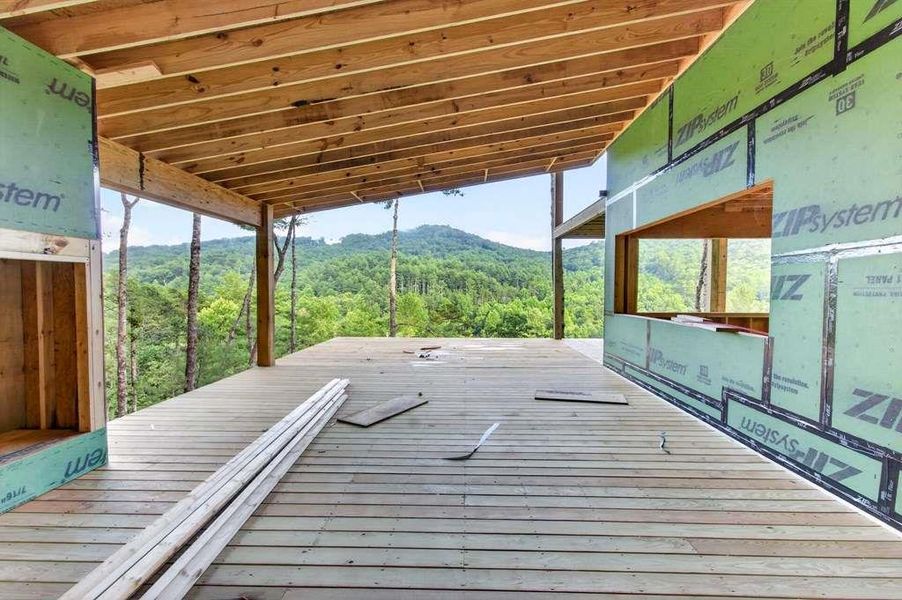 In-progress construction of a new home in , Cherry Log, GA (Image 14).