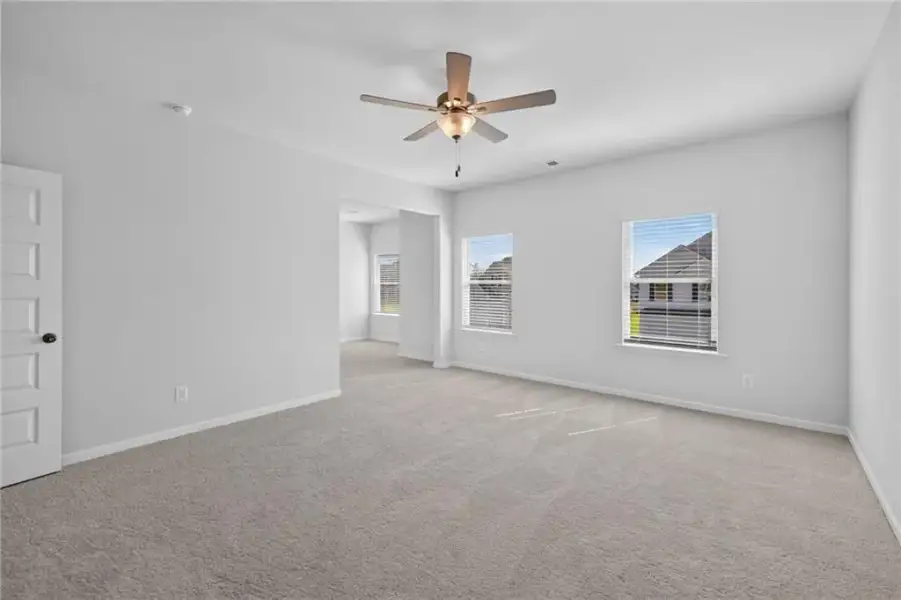 Spacious, unfurnished interior of a new home in The Stiles, Cartersville (Image 40). Spacious, unfurnished interior of a new home in The Stiles, Cartersville (Image 40).