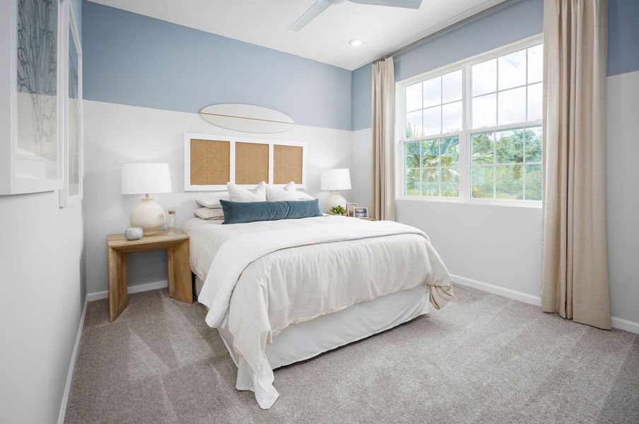 Representative furnished interior of a home built from the Dune by Risewell Homes in Eagletail Landings, Howey-in-the-Hills (Image 14).
