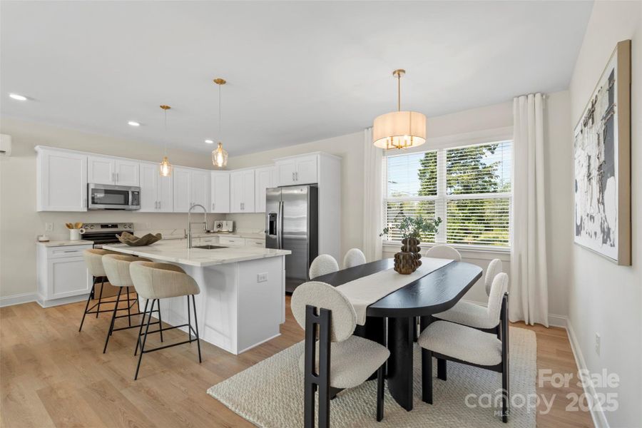 Furnished interior view inside a new home in , Charlotte (Image 7).
