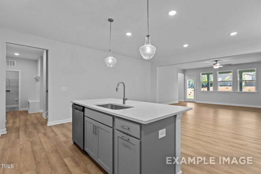 Furnished interior view inside a new home in Tobacco Road, Angier (Image 7).