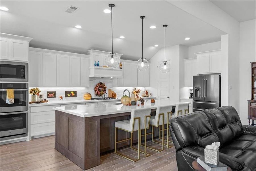 Furnished interior view inside a new home in North Sky 65', Celina (Image 30). Furnished interior view inside a new home in North Sky 65', Celina (Image 30).