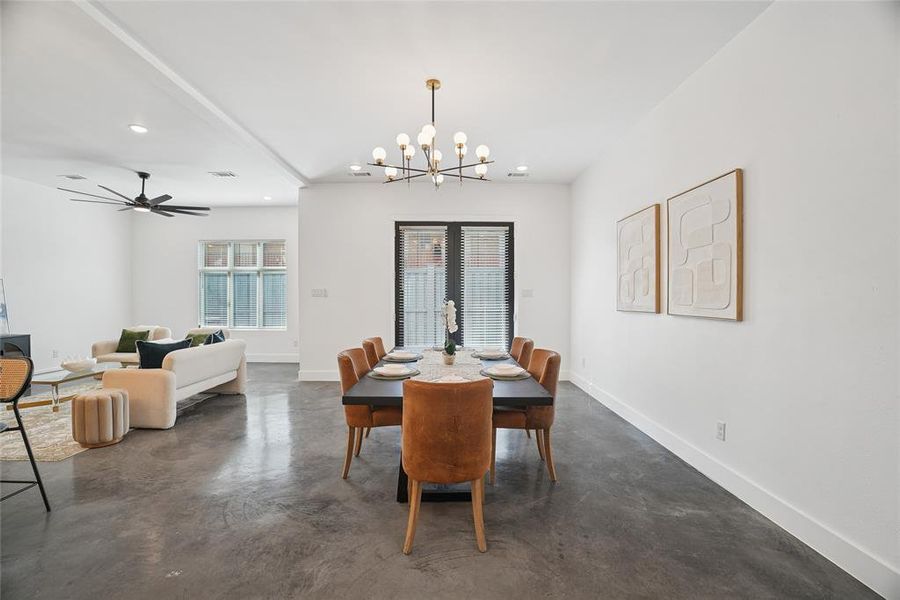Furnished interior view inside a new home in , Dallas (Image 9). Furnished interior view inside a new home in , Dallas (Image 9).