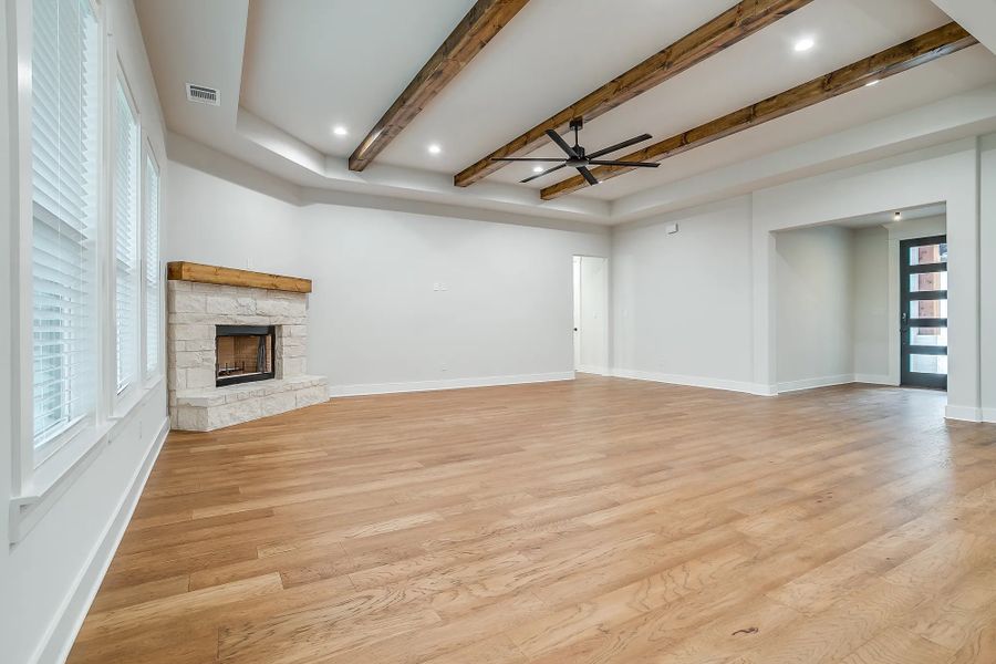 Representative unfurnished interior of a home built from the The Magnolia by Elmwood Custom Homes in Matthews Farm, Venus (Image 38). Representative unfurnished interior of a home built from the The Magnolia by Elmwood Custom Homes in Matthews Farm, Venus (Image 38).