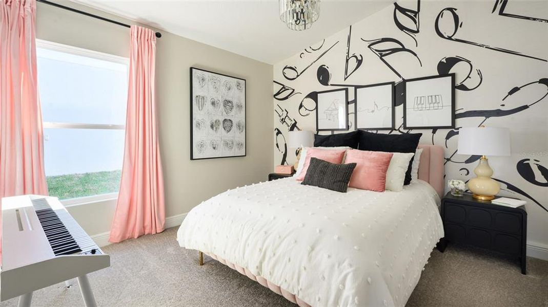 Furnished interior view inside a new home in Pasadena Landing, Wesley Chapel (Image 16).