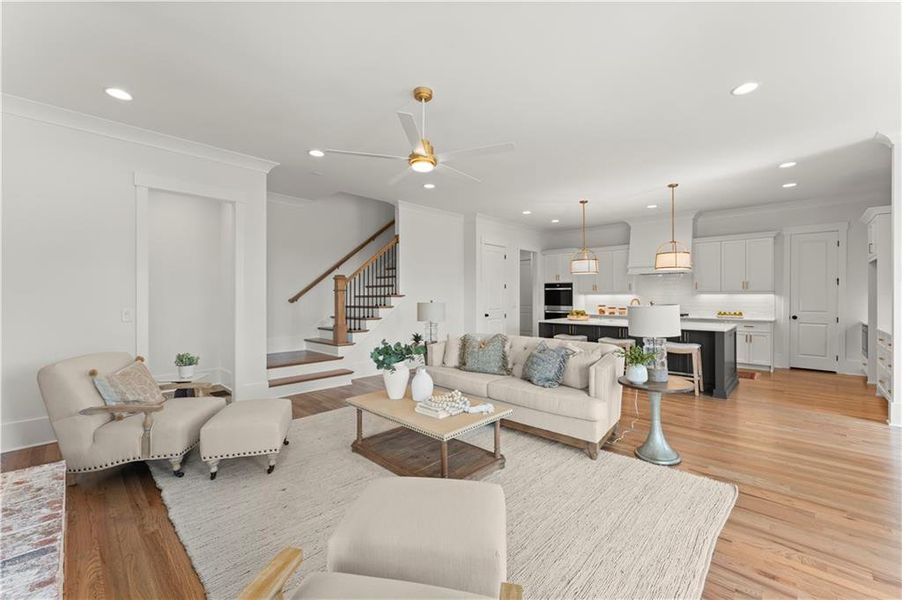 Furnished interior view inside a new home in Woodford, Acworth (Image 4). Furnished interior view inside a new home in Woodford, Acworth (Image 4).