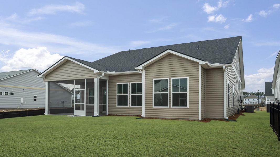 Exterior details and patio area of a home in , Summerville (Image 3).