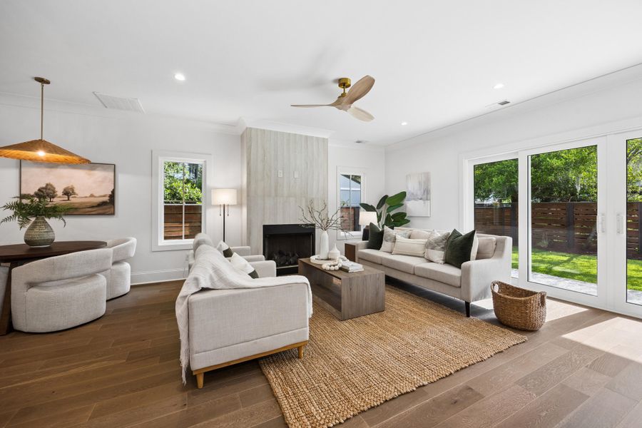 Furnished interior view inside a new home in , Beaufort (Image 30).