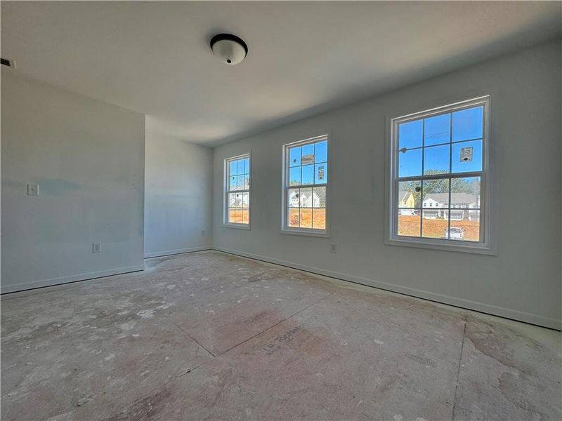 In-progress construction of a new home in Eastlyn Crossing - Single Family, Flowery Branch, GA (Image 23). In-progress construction of a new home in Eastlyn Crossing - Single Family, Flowery Branch, GA (Image 23).