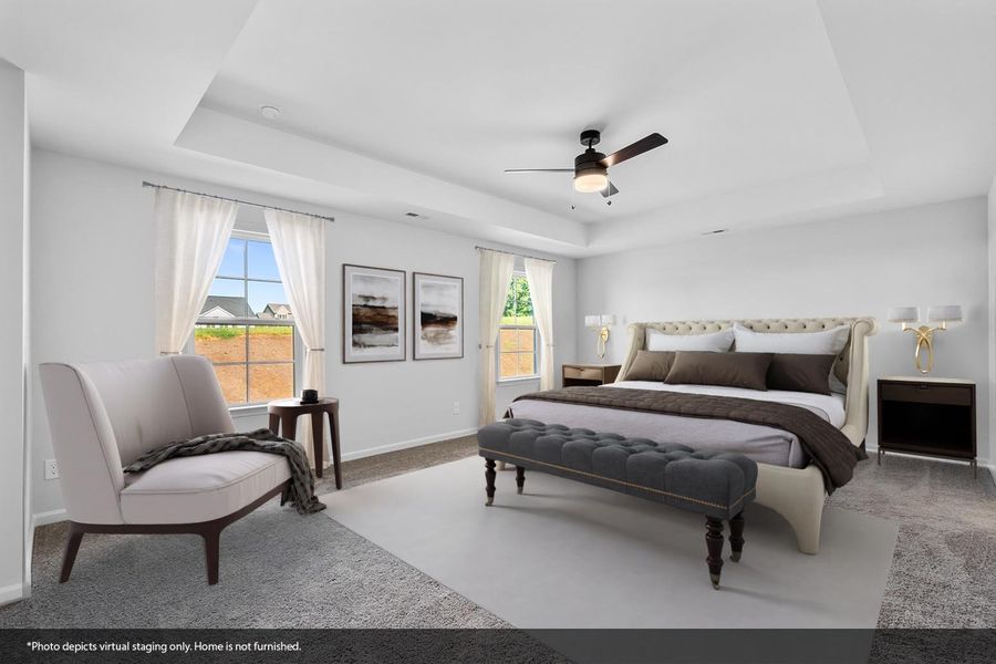 Furnished interior view inside a new home in Brooke Hill, Lewisville (Image 10).