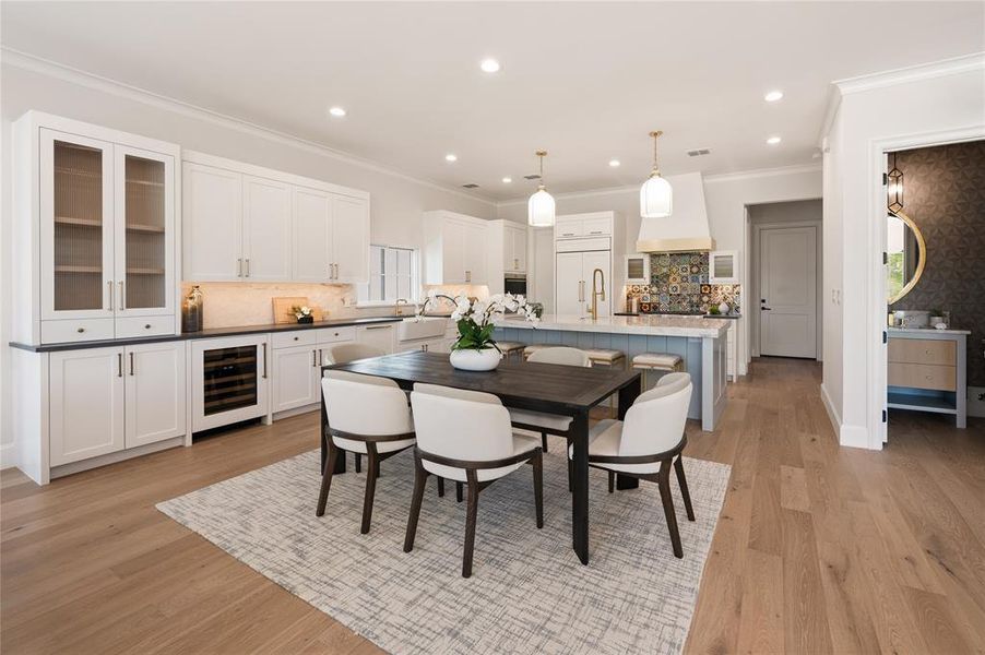 Furnished interior view inside a new home in , Flower Mound (Image 38).