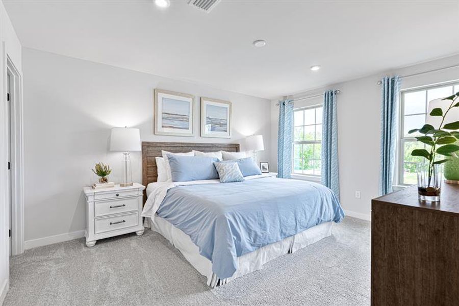 Representative furnished interior of a home built from the Anderson by Ryan Homes in Canterbrook Farms, Fountain Inn (Image 36).