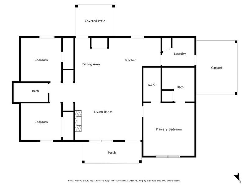 2D floor plan layout of this home in , Dallas, GA (Image 3).