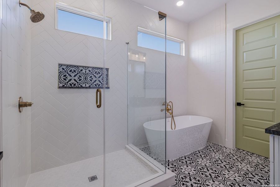 Furnished interior view inside a new home in , Fischer (Image 7).