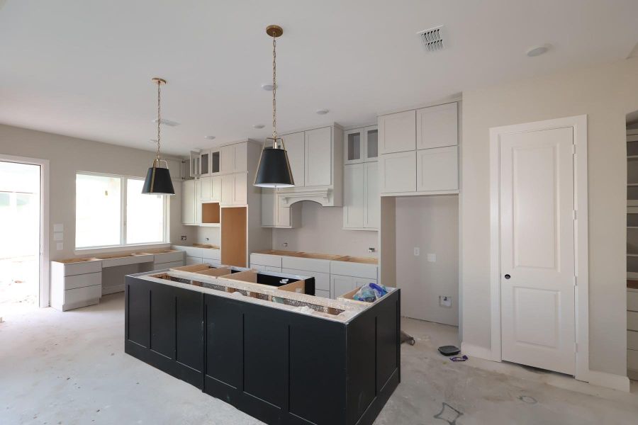 In-progress construction of a new home in Grand Central Park 55' Homesites, Conroe, TX (Image 4).