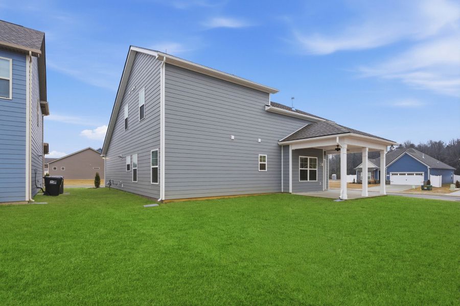 Exterior details and patio area of a home in Salem Landing, Rockvale (Image 4).