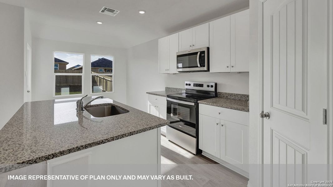 Furnished interior view inside a new home in Arroyo Ranch, Seguin (Image 4). Furnished interior view inside a new home in Arroyo Ranch, Seguin (Image 4).