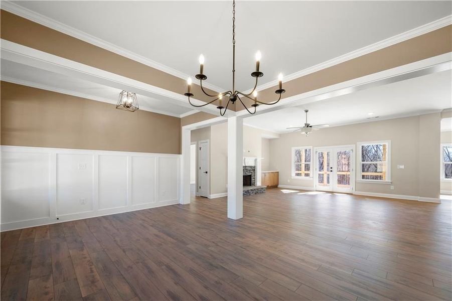 Spacious, unfurnished interior of a new home in , Ball Ground (Image 54). Spacious, unfurnished interior of a new home in , Ball Ground (Image 54).