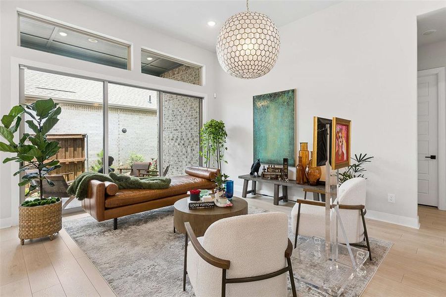 Furnished interior view inside a new home in Elements at Viridian - Garden Series, Arlington (Image 6).