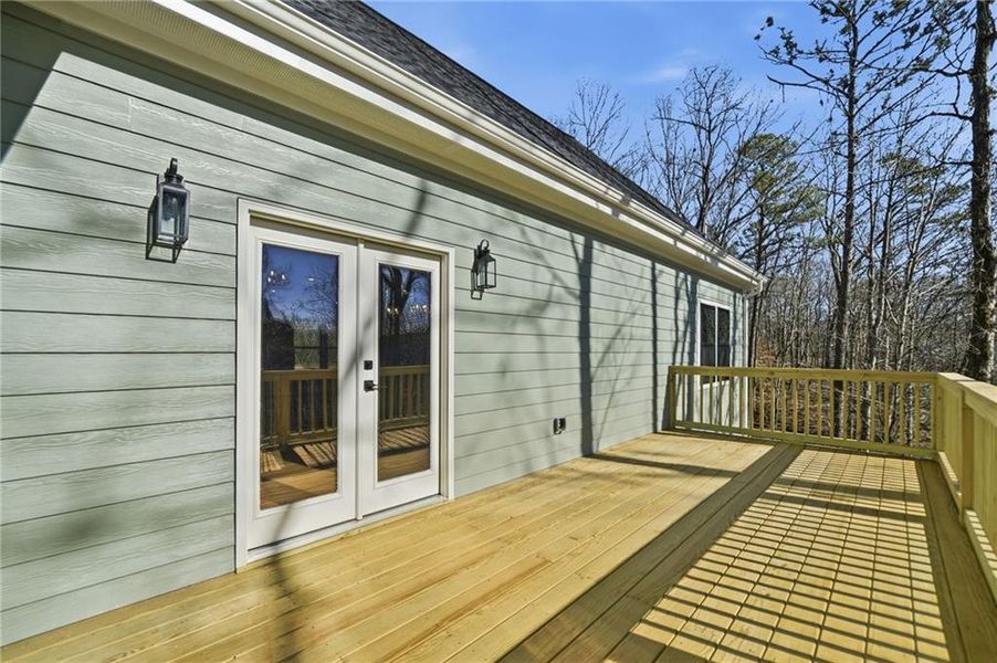 Exterior details and patio area of a home in , Ball Ground (Image 28).