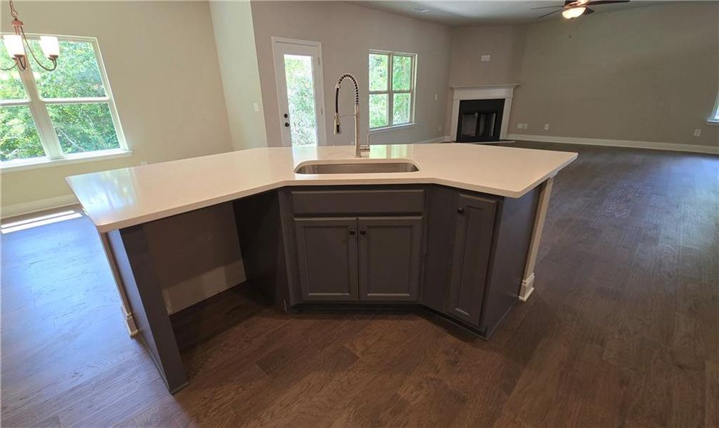 Furnished interior view inside a new home in , Grayson (Image 10).