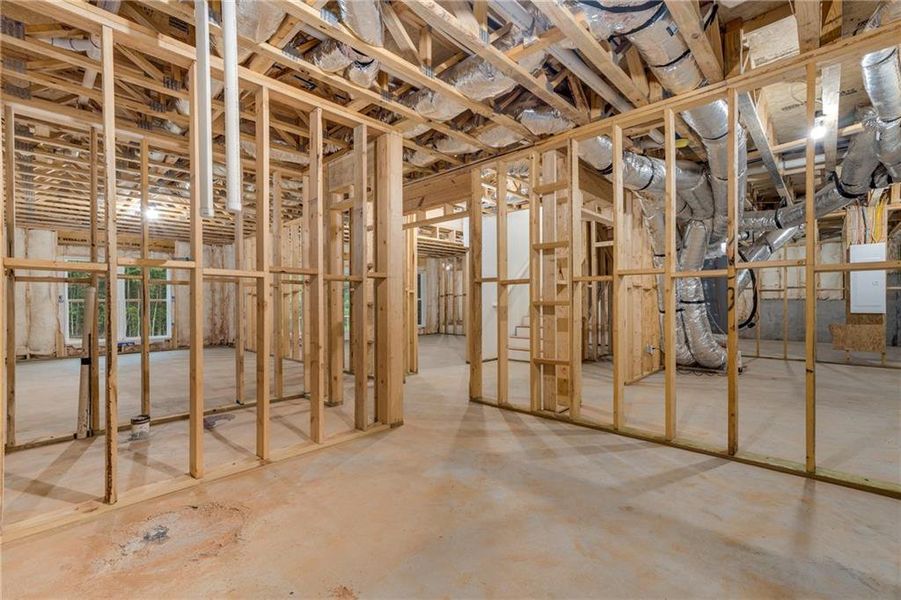 In-progress construction of a new home in , Jefferson, GA (Image 37).