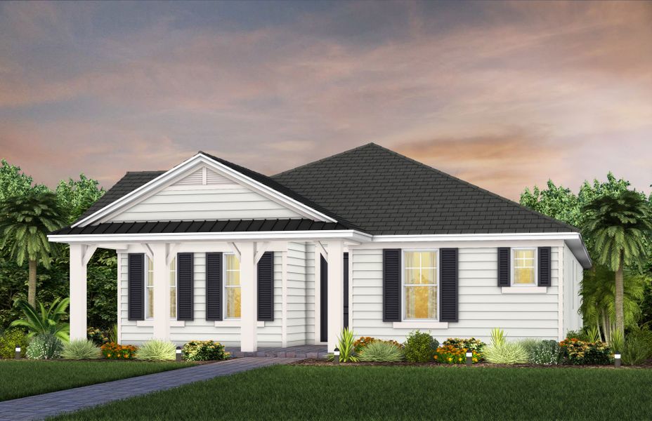 Representative exterior photo of a completed home built from the Arbordale II by Pulte Homes in SeaFlower, Bradenton, FL (Image 27). Representative exterior photo of a completed home built from the Arbordale II by Pulte Homes in SeaFlower, Bradenton, FL (Image 27).