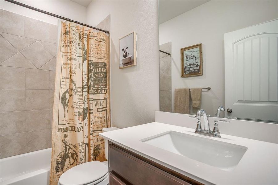 Bathroom with shower / tub combo and vanity Bathroom with shower / tub combo and vanity