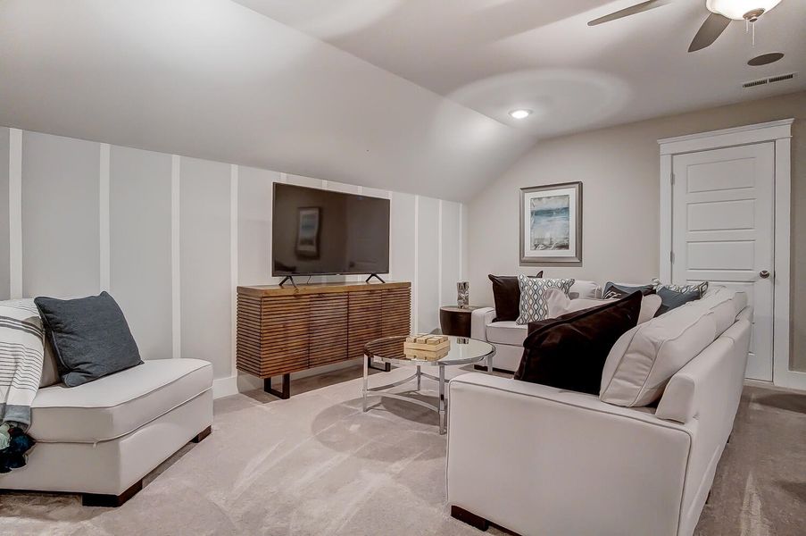 Furnished interior view inside a new home in The Enclave at French Quarter Creek, Huger (Image 25).