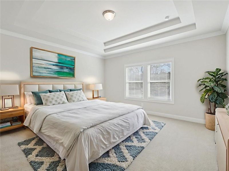 Furnished interior view inside a new home in River Pointe, Monroe (Image 11).