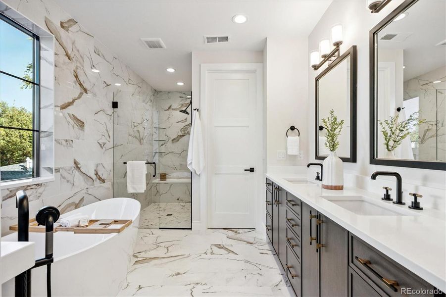 Furnished interior view inside a new home in , Denver (Image 29).