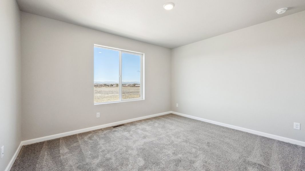 Representative unfurnished interior of a home built from the Paris by Risewell Homes in Parkway at Prairie Center Village, Brighton (Image 5). Representative unfurnished interior of a home built from the Paris by Risewell Homes in Parkway at Prairie Center Village, Brighton (Image 5).