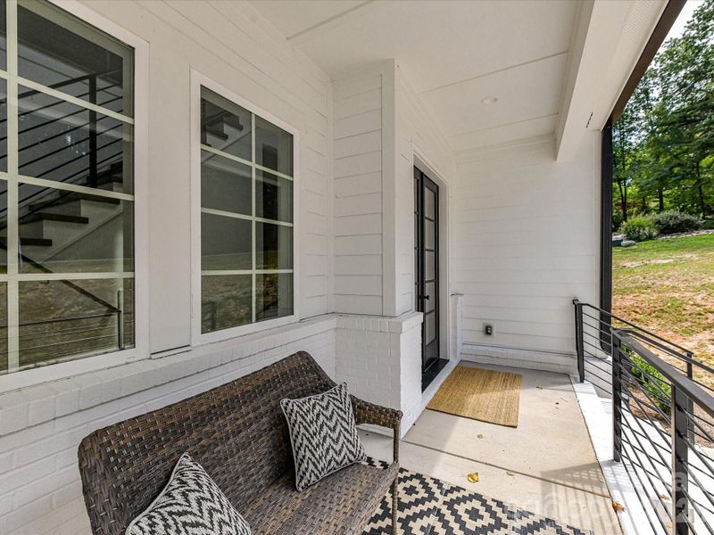 Large, covered front porch for perfect relaxation.