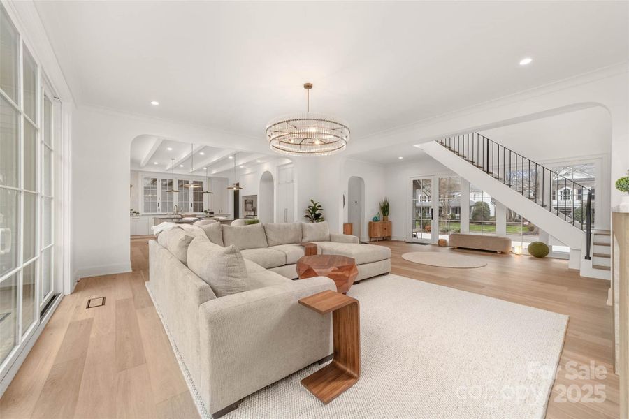 Furnished interior view inside a new home in , Charlotte (Image 8). Furnished interior view inside a new home in , Charlotte (Image 8).