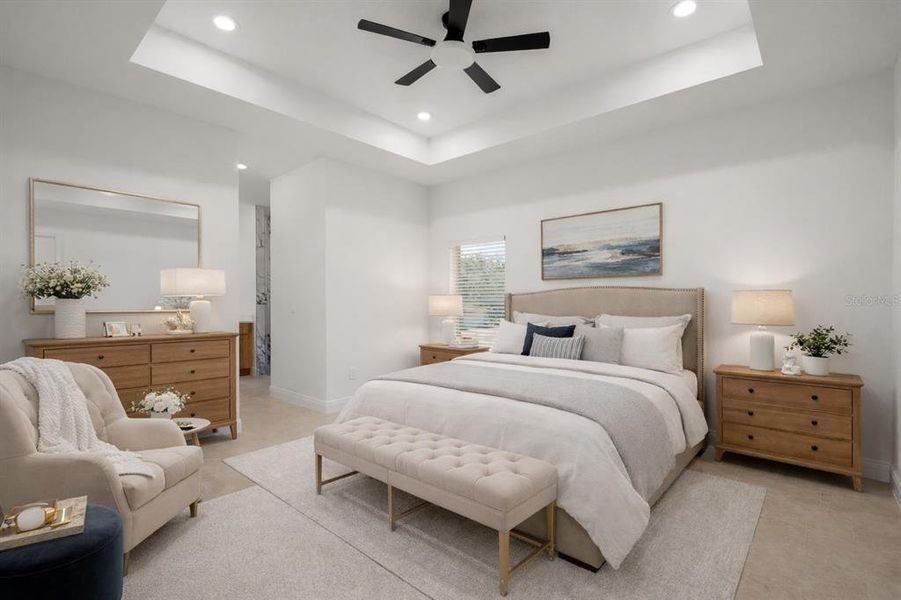 Furnished interior view inside a new home in , Orange City (Image 12).