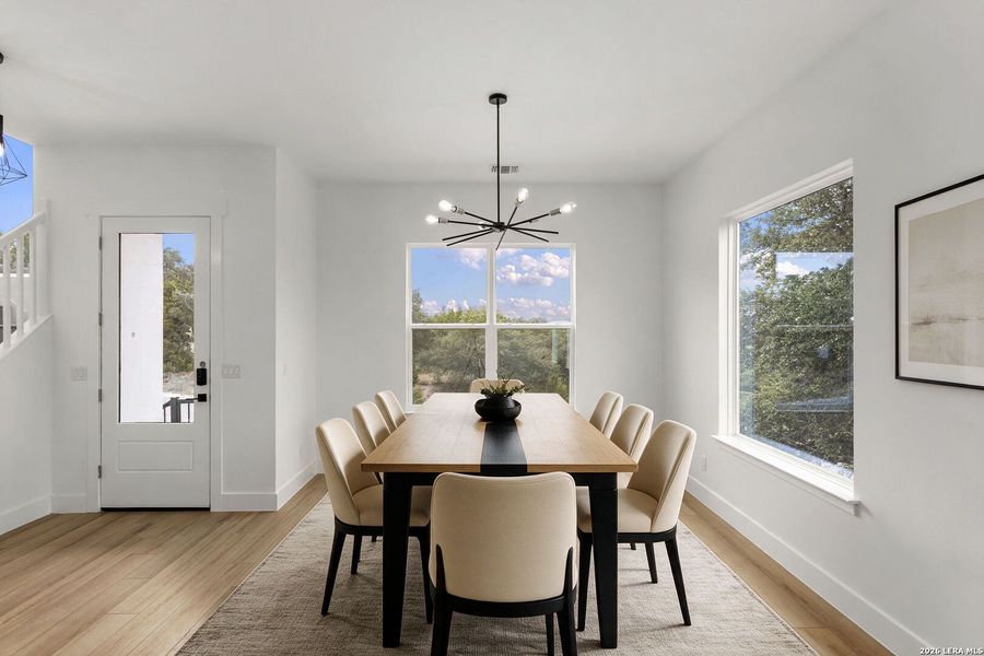 Furnished interior view inside a new home in , Boerne (Image 6).