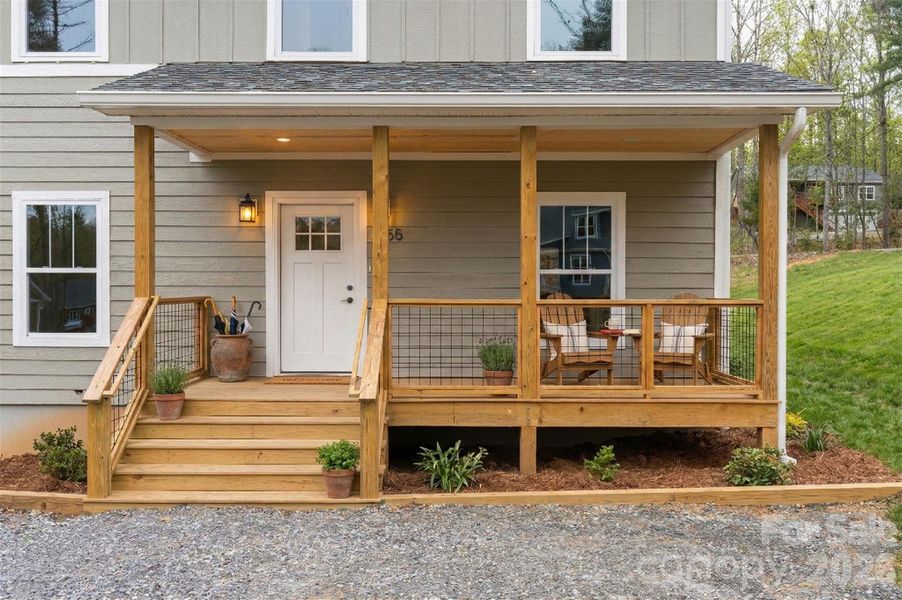Exterior details and patio area of a home in , Fairview (Image 28).